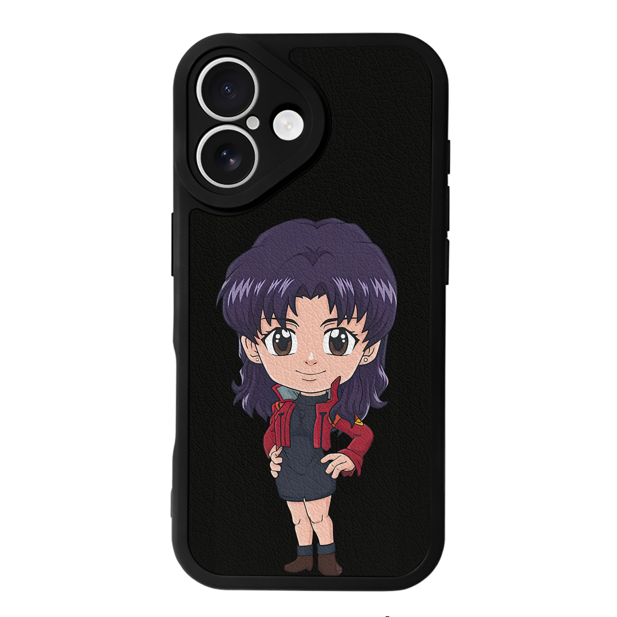 （画像用） EVA 新世紀エヴァンゲリオン 【iPhone 16シリーズ対応】シリコンスマホケース（レザー調） 材質：シリコン
